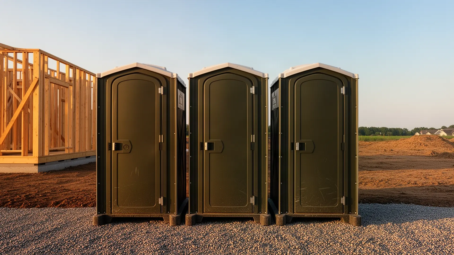 Clean porta potty unit from Little Hill Porta Potty Rental in Havertown, PA